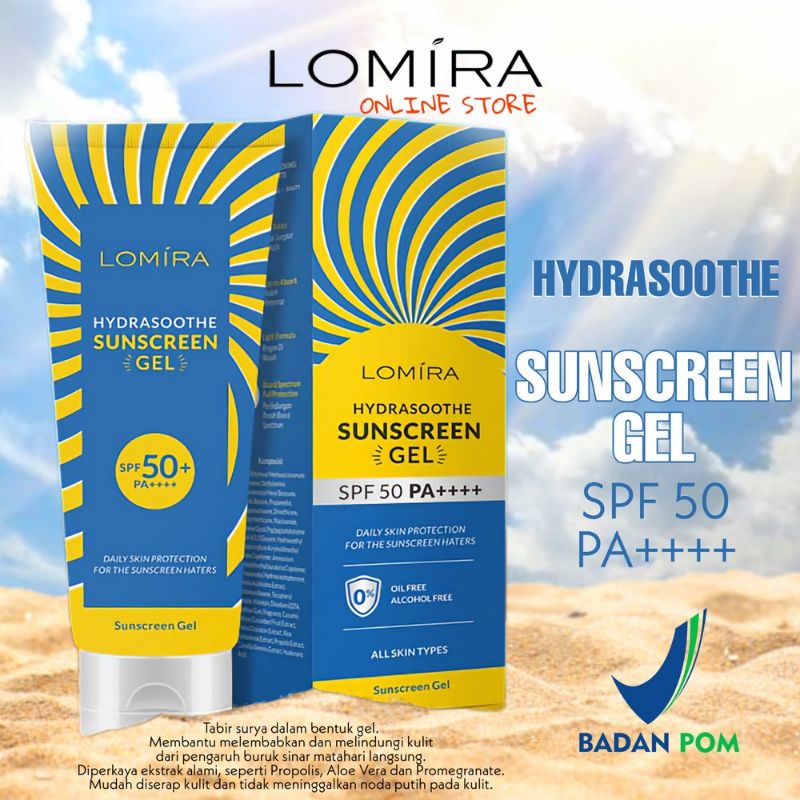 Lomira Hydrasoothe Sunscreen Gel SPF 50 PA +++ 50ML