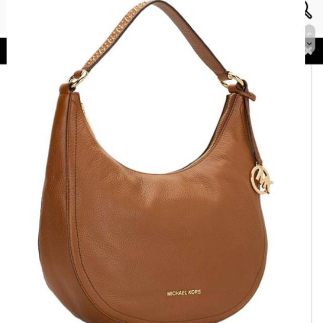 Tas Michael Kors Lydia Stud Leather Shoulder Bag