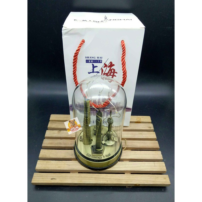 Souvenir Shang Hai 4in1 dengan lampu / Oleh-oleh Shanghai Tower 2498