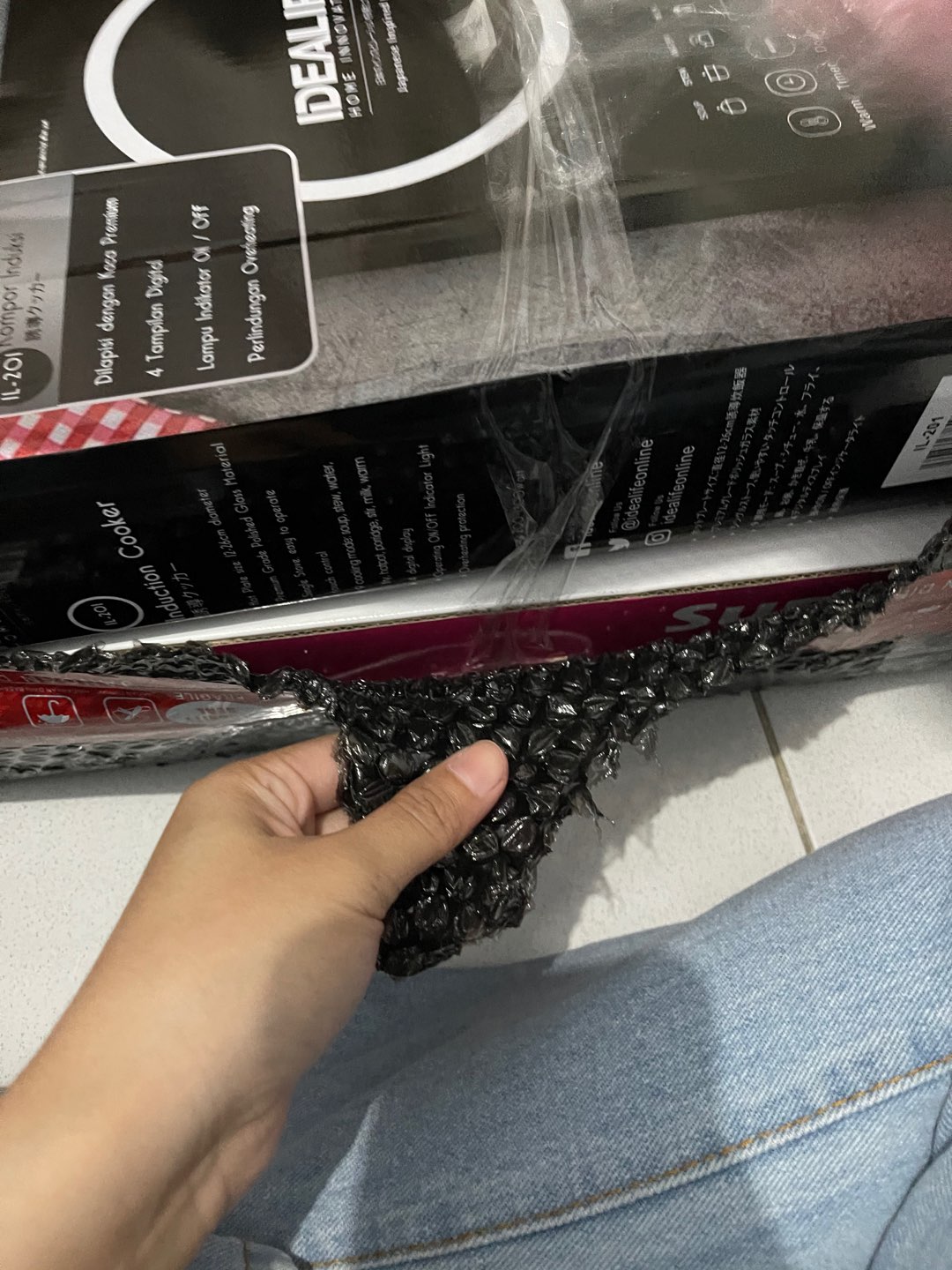 Orisinil - Panci Keramik Super Pan Purple (ungu) Bolde - Isi 5 Set