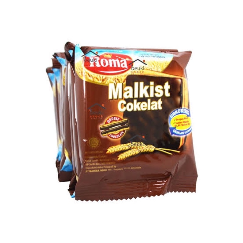 

Roma Malkist Coklat Renceng isi 10