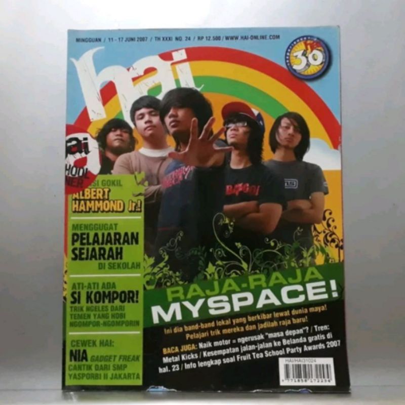 Majalah HAI No 24 - Juni 2007 - Cover Killed By Butterfly