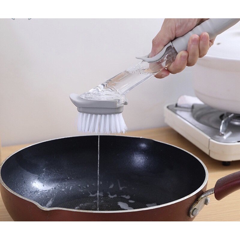 CLEANING BRUSH / ALAT SIKAT DAPUR DISPENSER / CUCI PIRING /  FREE SPONGE SUPER MURAH