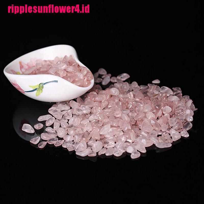 50g Batu Kristal Kuarsa Mineral Rose Pink Untuk Penyembuhan