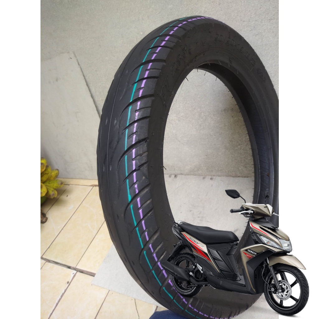 BAN MIO Z BELAKANG UKURAN 90/90 RING 14 TUBLES MERK FEDERAL FT235 TERJAMIN