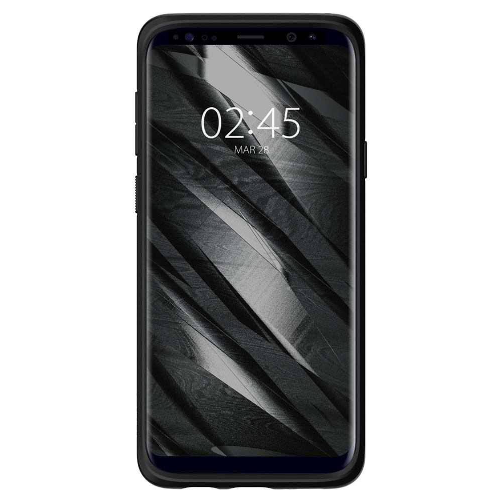 Case Samsung Galaxy S9 Plus Spigen Liquid Air Matte Black Softcase Casing