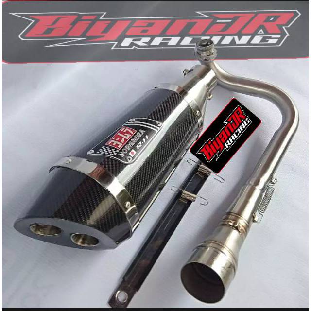 Knalpot Nmax/knalpot PCX/Knalpot Vario /Knalpot Aerox Yoshimura R11 lubang2