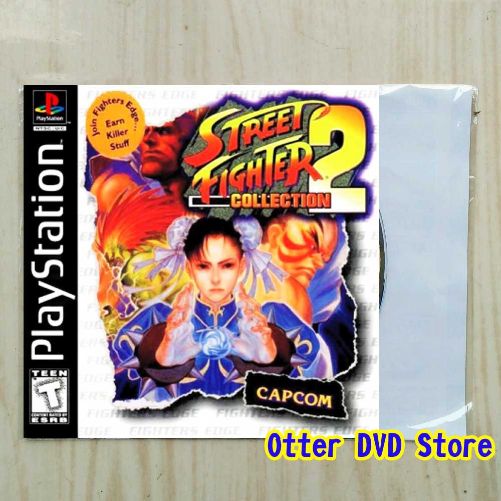 Kaset CD Game Ps1 Ps 1 Street Fighter Collection 2
