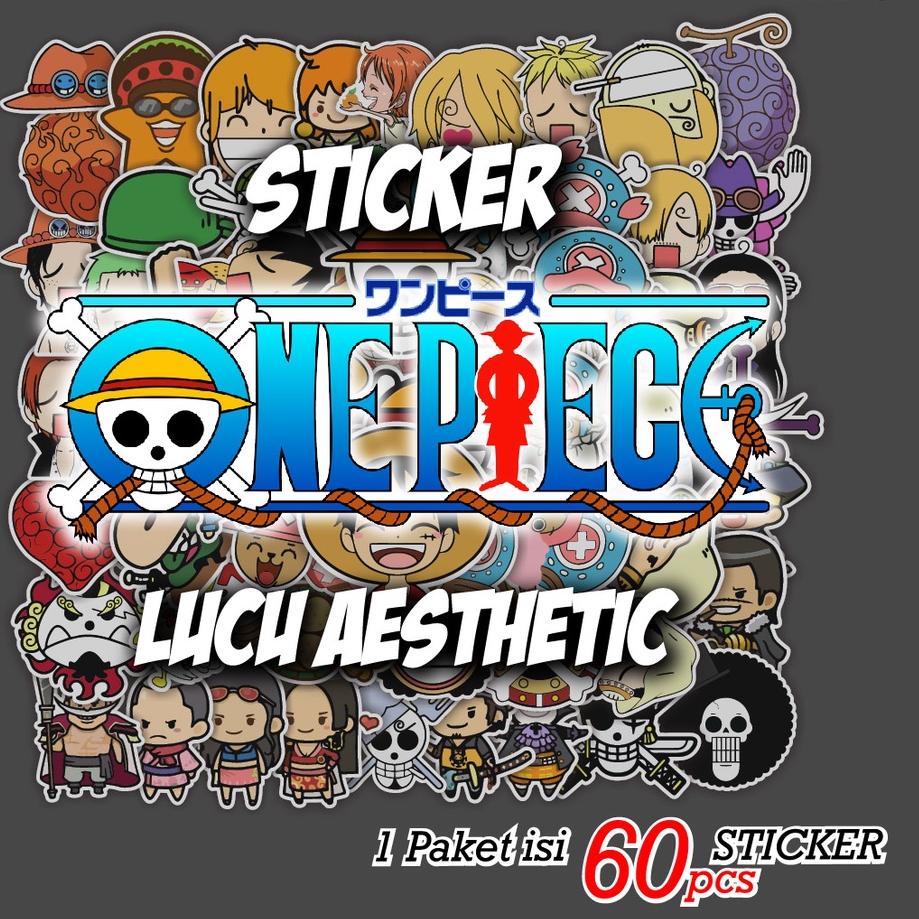 

せ [ MAC ] 60 PCS STICKER KARTUN ANIME ONE PIECE MONKEY D. LUFFY RORONOA ZORO NICO ROBIN NAMI LUCU AESTHETIC ANTI AIR UNTUK LAPTOP CASE TUMBLER KOPER HP - K16 ||0SCCZ Hot Sale