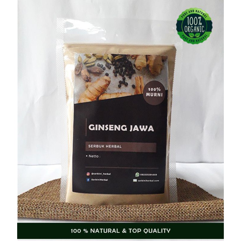 

Bubuk Gingseng Jawa 1000 gram 100% tanpa bahan campuran dan dijamin murni /Serbuk Gingseng Jawa 1 kg