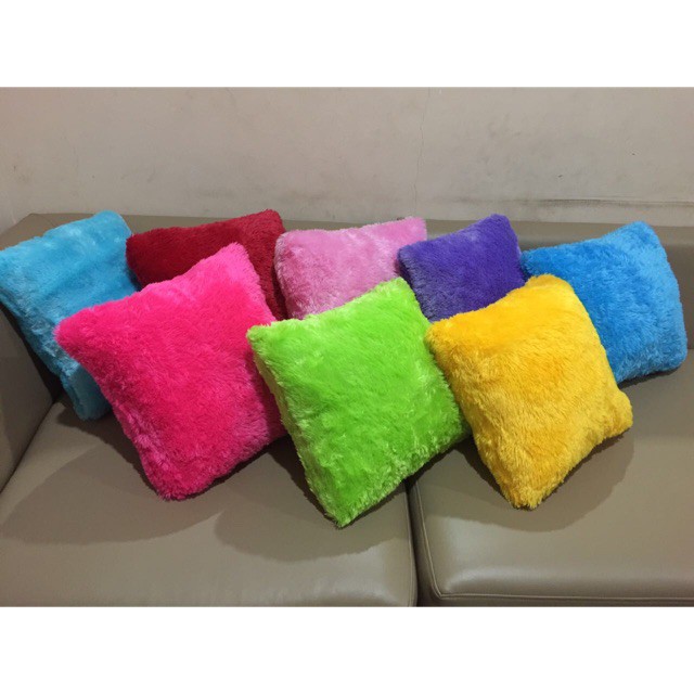 Bantal Sofa Bahan Bulu Rasfur Isi Bantal Silikon