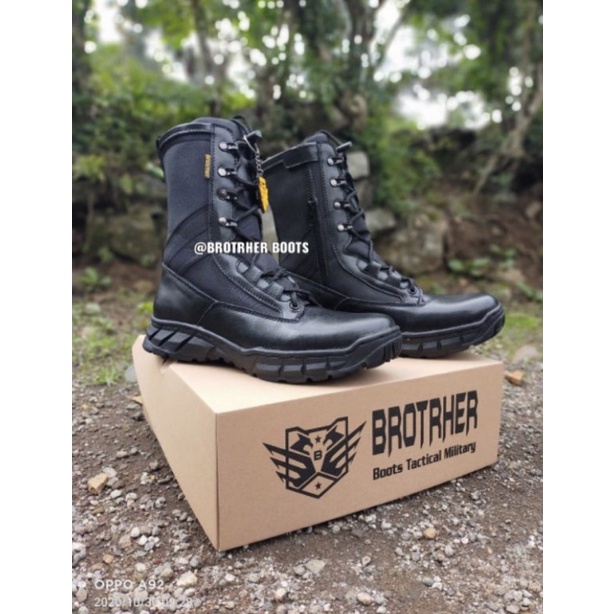SEPATU PDL KULIT DOF MERK BROTRHER MODEL GEN-6