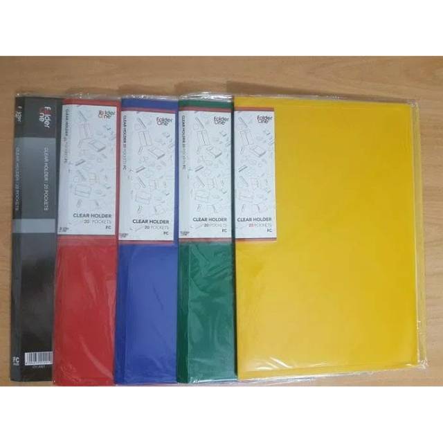 

Clear Holder Folio 20 Lembar Folder one / Display Book 20 Lembar