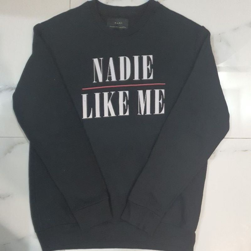 Crewneck Nadie Like Me by Zara