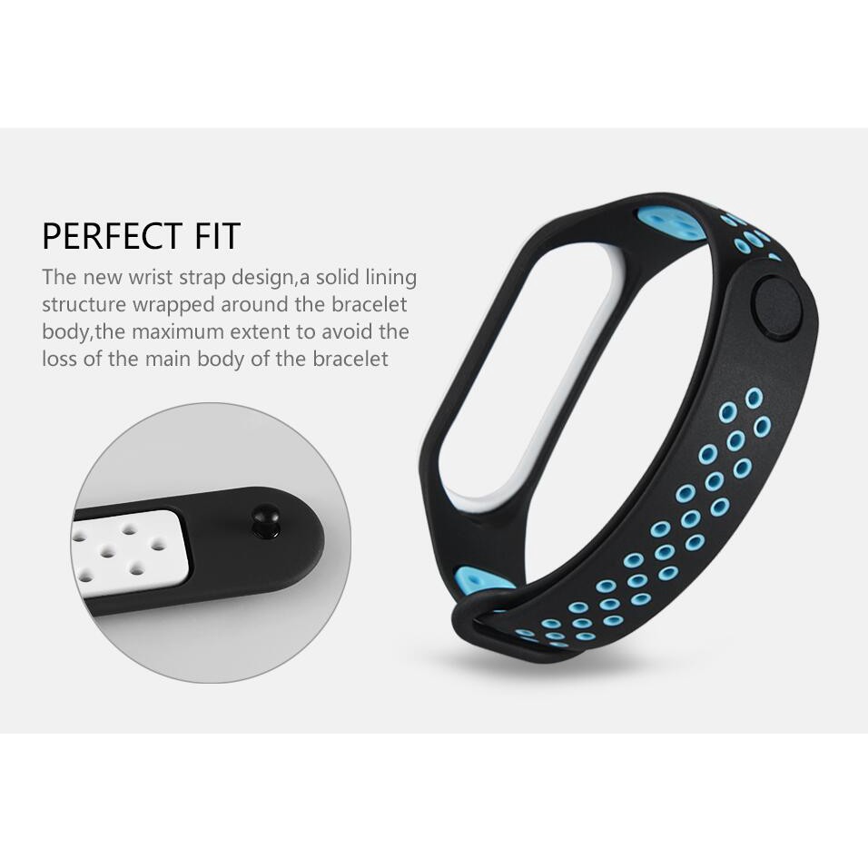 Sporty Strap Mi Band 4 / Mi Band 3 / M6 M5 M4 M3 Tali Jam Sport Xiaomi Mi Band OASE Sneakers-4