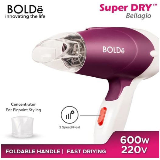 Hair dryer Super Dry Bellagio BOLDe