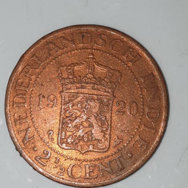 Uang koin kuno Netherlands 2,5 cent