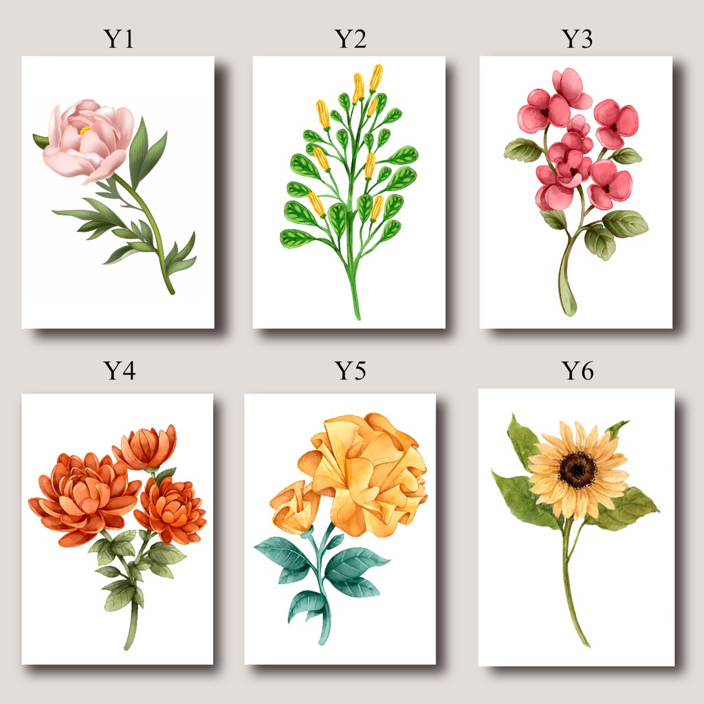 HIASAN DINDING DEKORASI BUNGA 20 x 30 RUANG TAMU