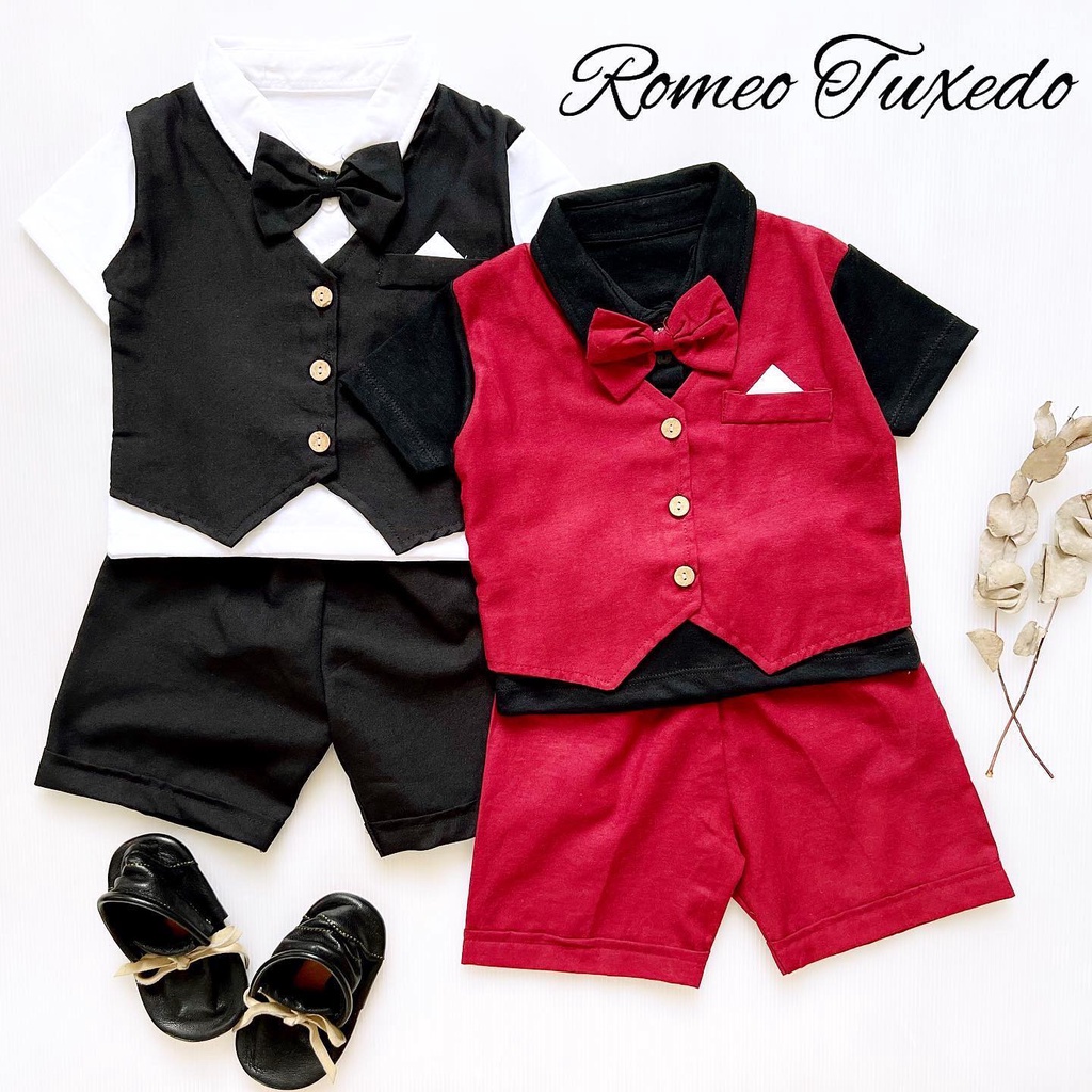 Baju setelan toxedo rompi kaos celana Rompi pergi jalan jalan