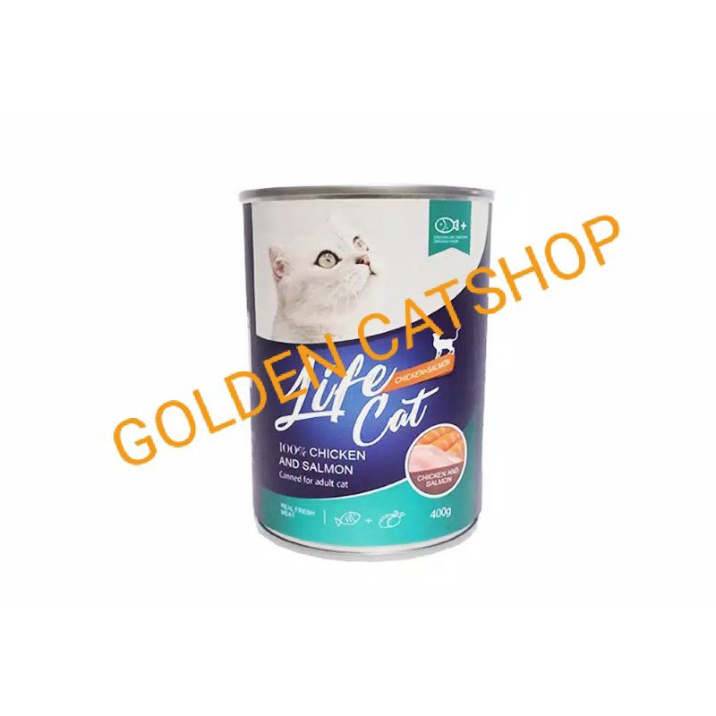 MAKANAN BASAH LIFE CAT KALENG (CANE) 400gr/LIFECAT CAN
