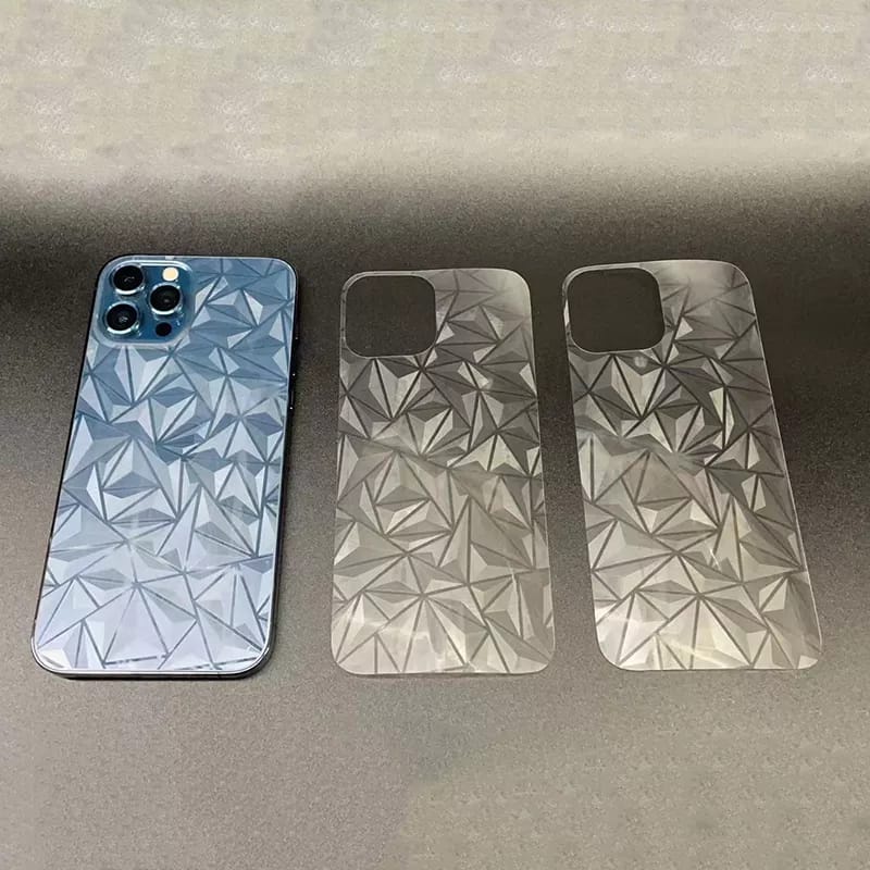 Skin Diamond Realme C55 / Realme 10 4G / Realme 9 4G / Realme 9 Pro Plus Anti Gores Belakang Garskin Design Skin Back Diamond 3D For Realme 9 Pro Plus