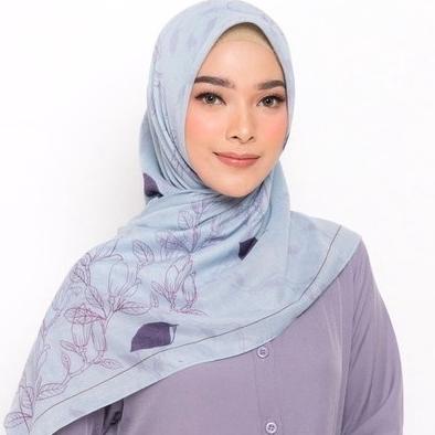ZM Zaskia Mecca - Aceh Silver Scarf Wangi Water Splash