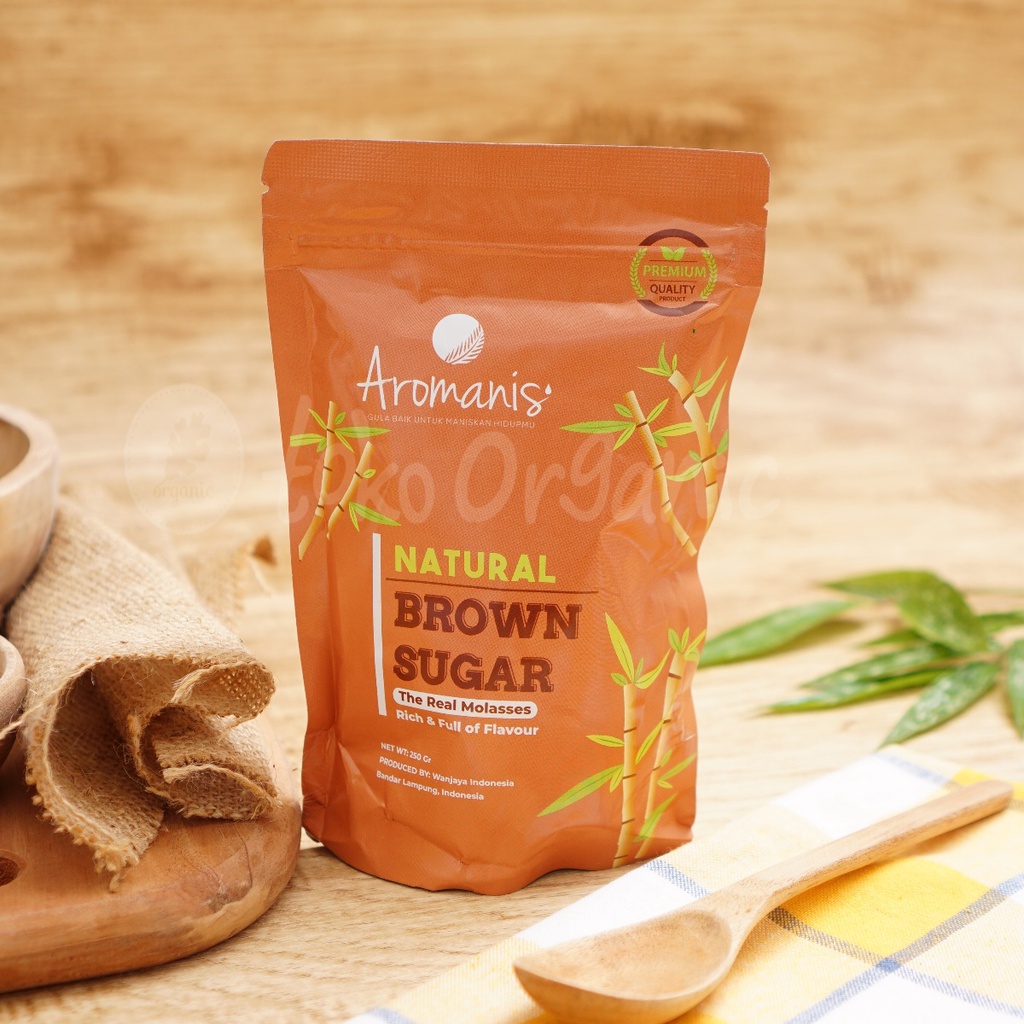 

Natural Brown Sugar 250gr - Aromanis
