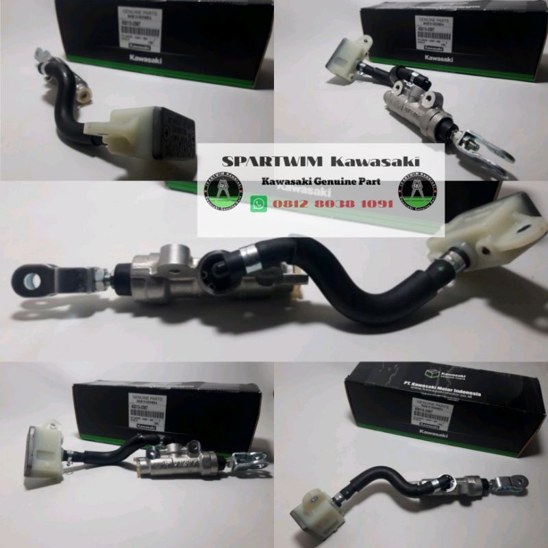 Cylinder assy NISSIN pompa master rem belakang KLX 150 L original kawasaki
