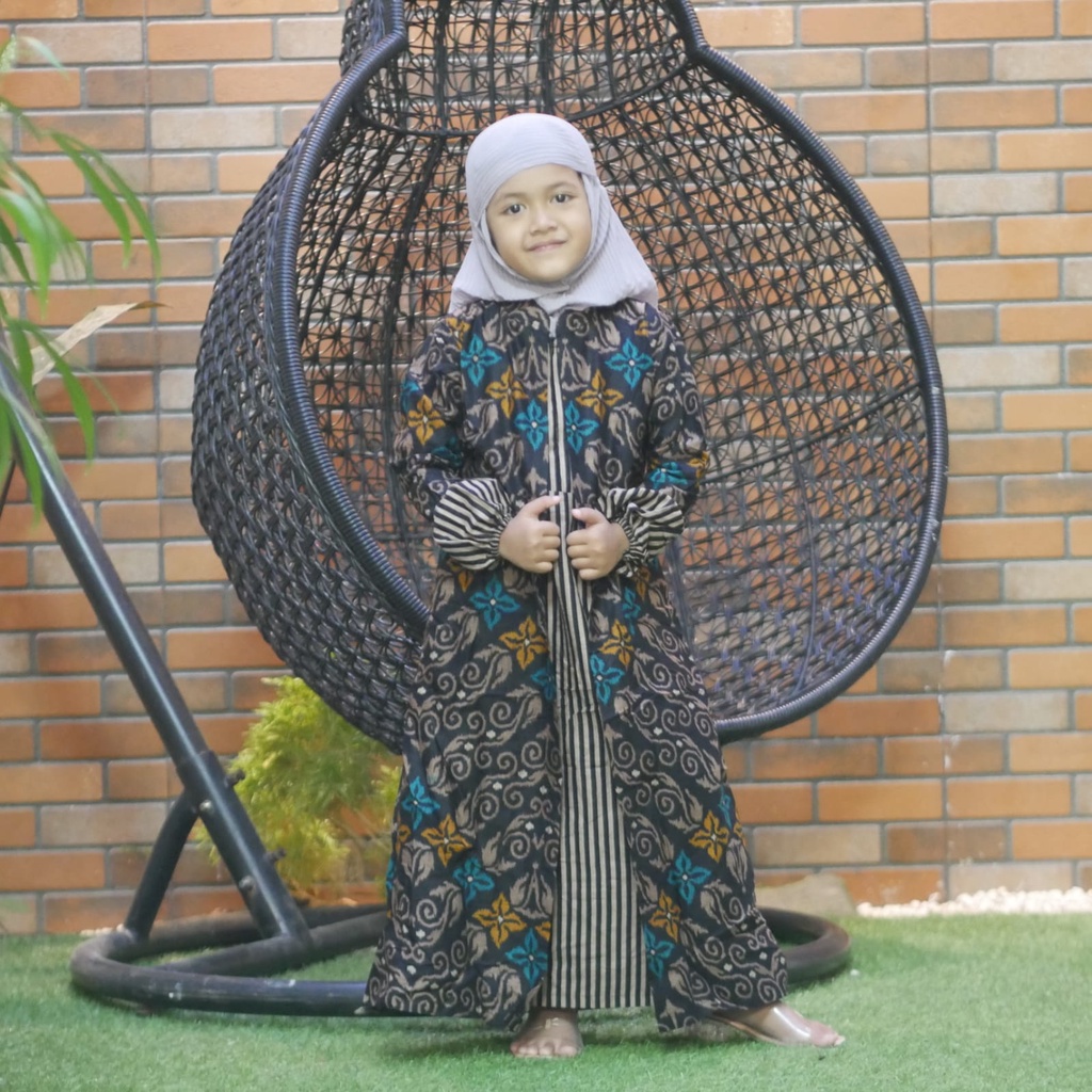 GAMIS ANAK SONGKET HIJAU