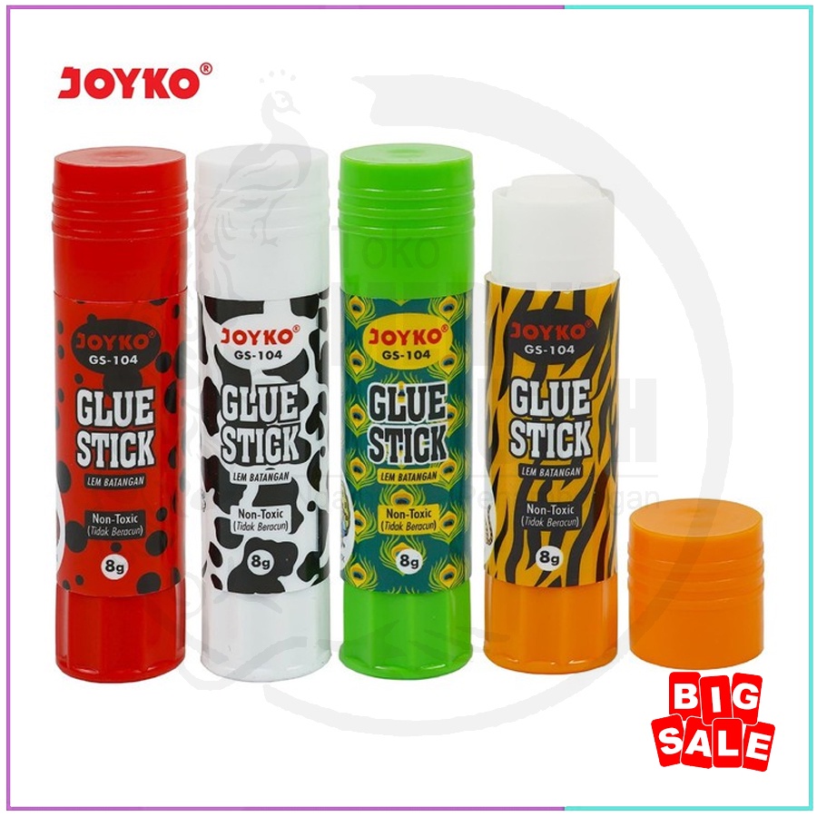 

Glue Stick / Lem Batang Motif Hewan/ Animal (Joyko GS-104 8gr )