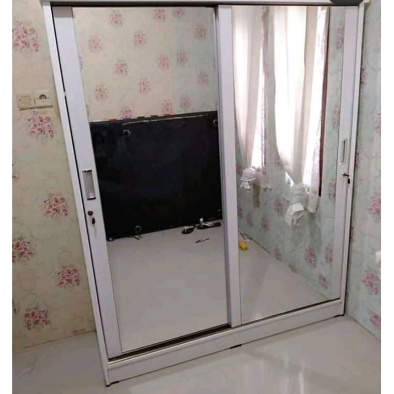 Lemari baju 2 pintu cianjur + lemari baju pintu kaca + lemari baju 2 pintu jumbo