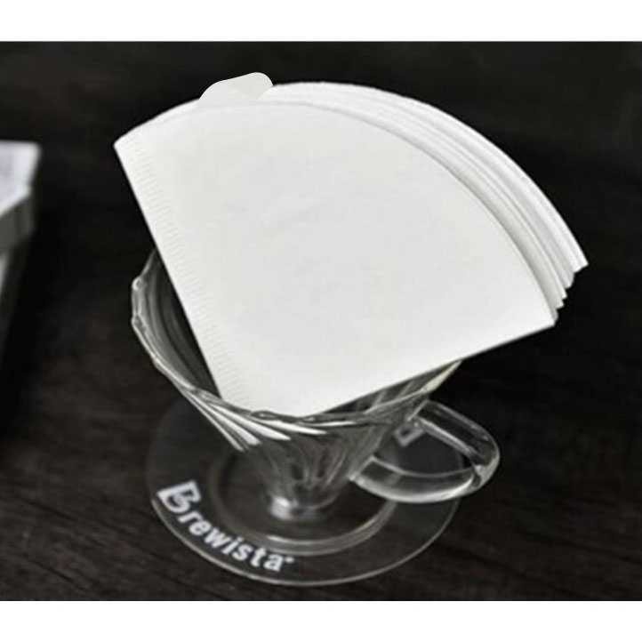 Kertas Filter Saringan Kopi V60 Drip 1 - 2 Serve 100 PCS Putih