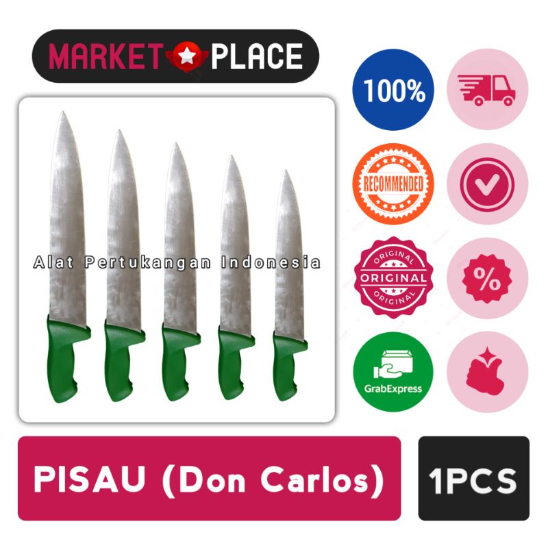 Don Carlos 8677 Pikas Cap Garpu Asli 100% Original Made in Solingen Germany - Pisau Chef Profesional