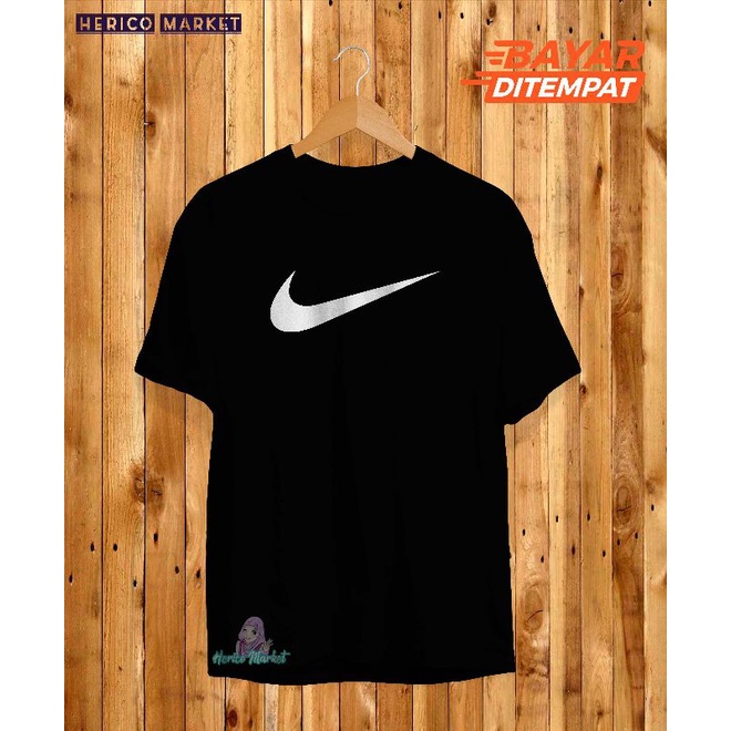 Kaos Nike Distro Baju COTTON COMBED 30S kaos pria wanita Tshirt