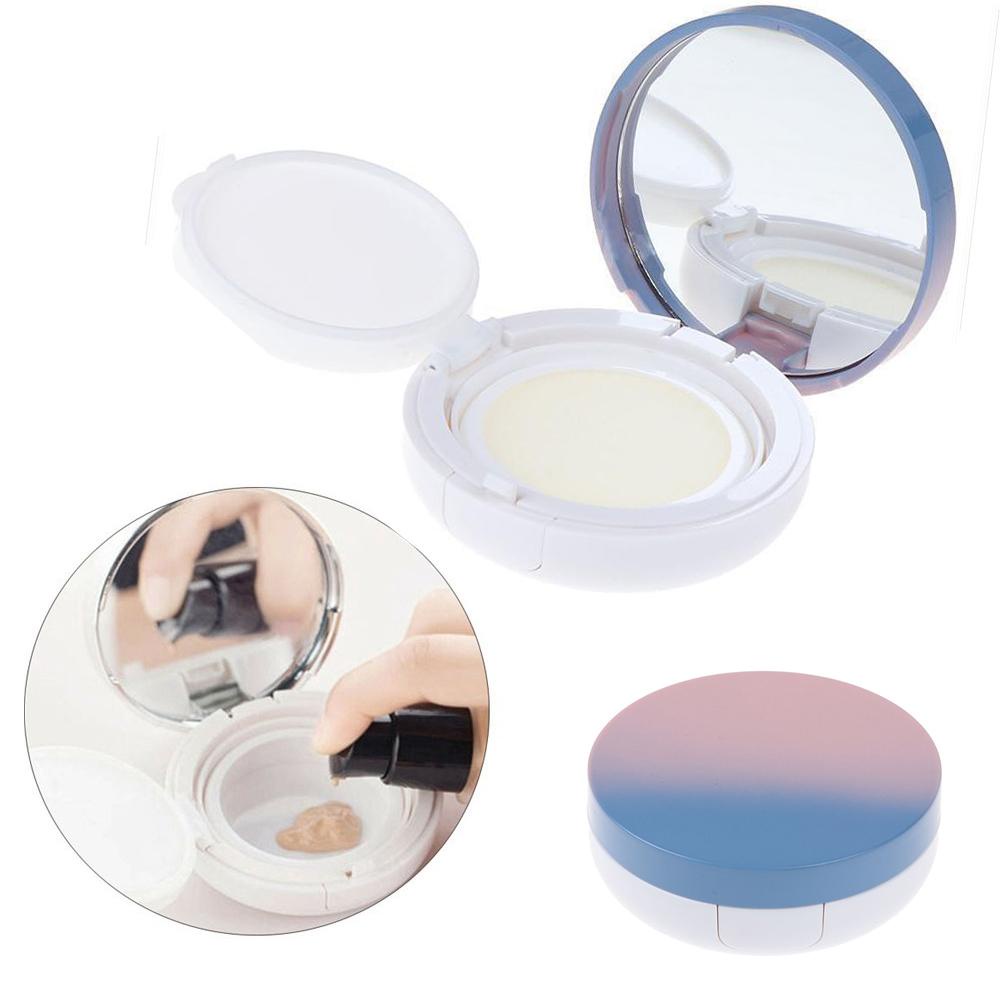 Rebuy Kosong Air Cushion Puff Box Portable Kualitas Tinggi DIY Foundation Box Air Cushion Dengan Powder Puff Sponge Makeup Case