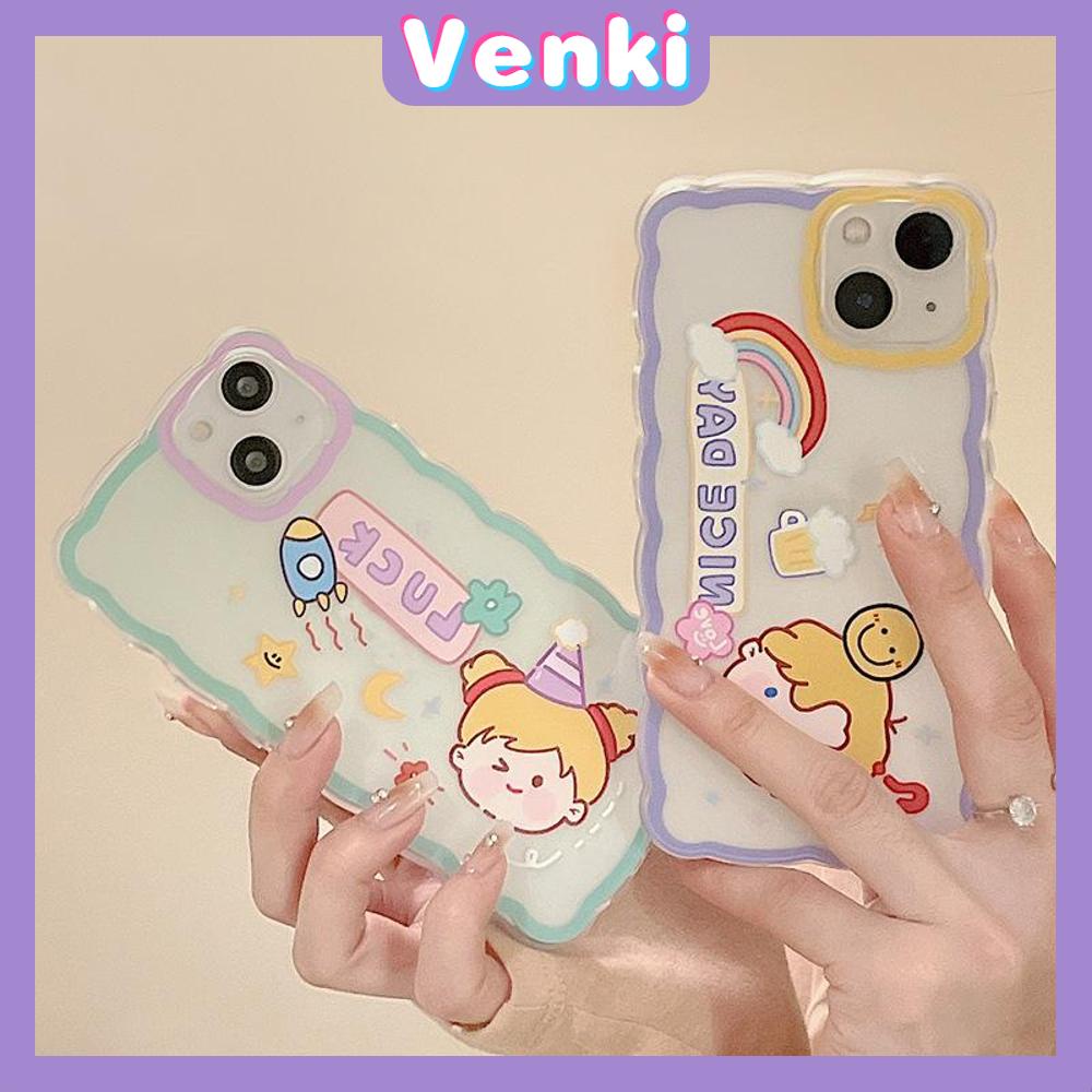 iPhone Case Silicone Soft Case Clear Case Airbag Shockproof Camera Cover Protection Cartoon Cute Compatible For iPhone 11 iPhone 13 Pro Max iPhone 12 Pro Max iPhone 7Plus iPhone xr