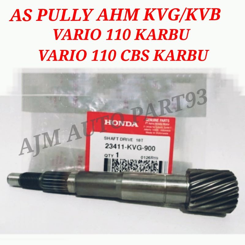 AS PULLY VARIO 110 KARBU VARIO 110 CBS KARBU AHM KVG/KVB