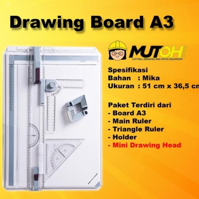 

Drawing Rapid A3 Meja Gambar Arsitek disain dan Seni Rupa ---READY---