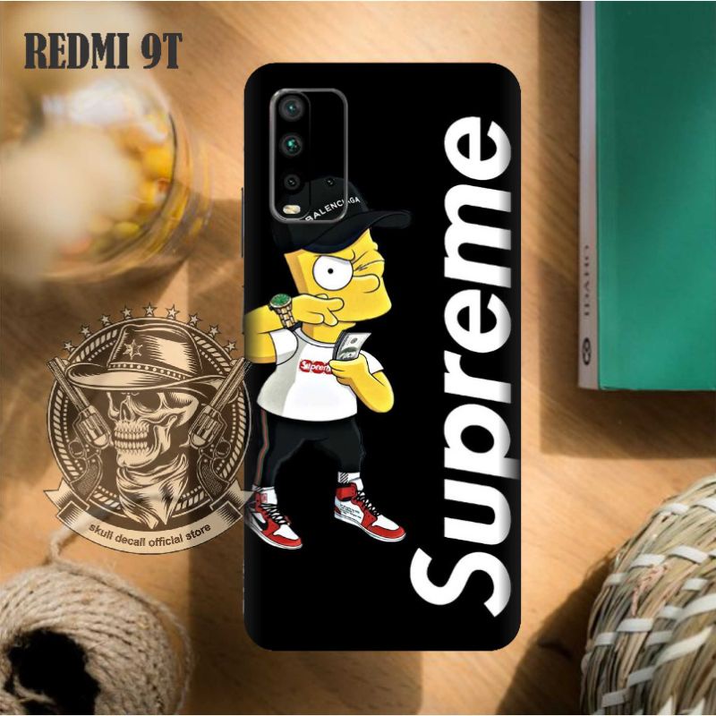 GARSKIN/STIKER HP tipe Hp Redmi 9T motif sprm keren bisa Custom gambar maupun tipe "FREE" murah dapa