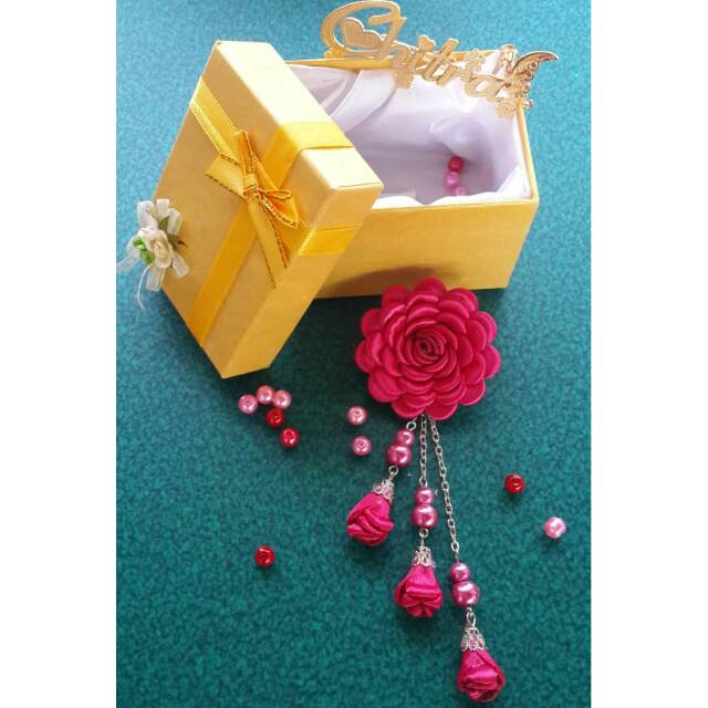 Bros Mawar Juntai Pita Satin Mix