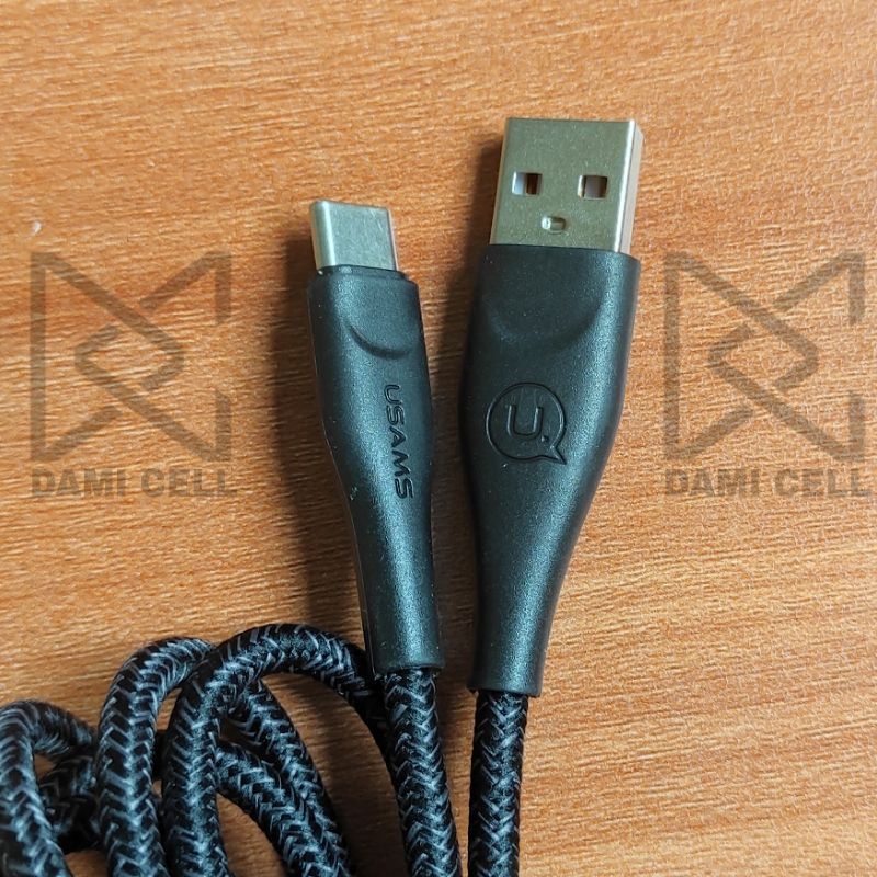 Usams U41 Kabel Data Type-C dan Micro USB 2 Meter Original Fast Charging 2A