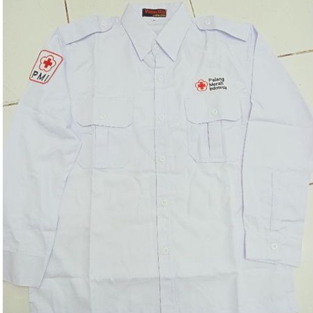 kemeja PMI seragam pdh PMI seragam pdl PMI baju PMI baju palang merah Indonesia Pdh PMI pdh palang m