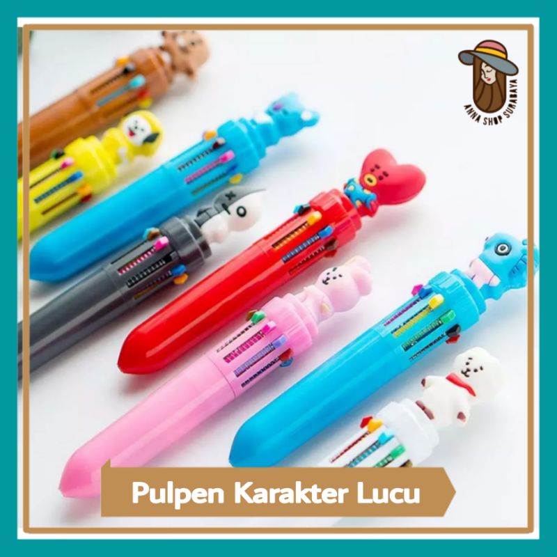 Pulpen Karakter Lucu Cute BT 21 I Pena Karakter