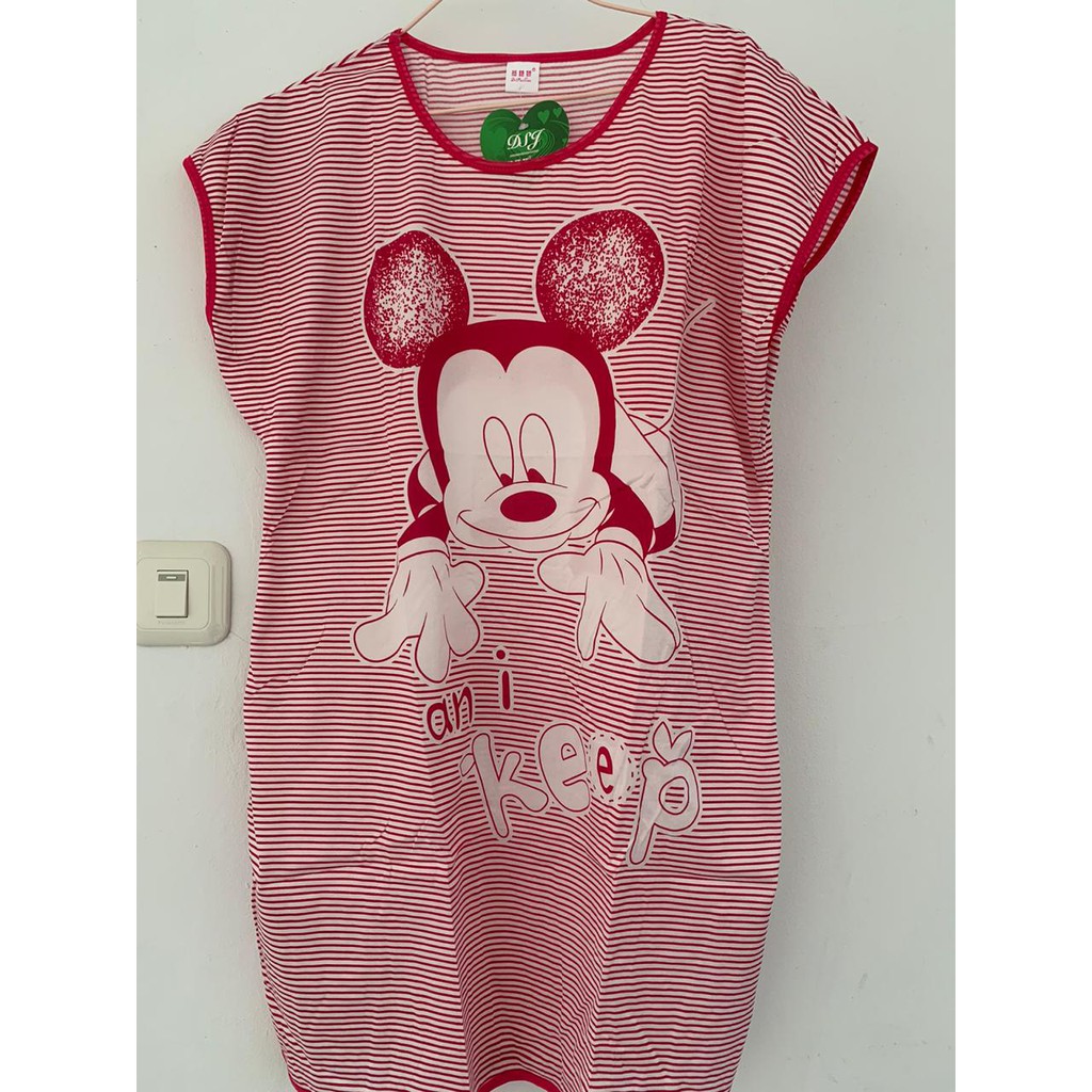 Gobra ♕ PW061 Part 2 Baju Tidur Wanita Piyama Motif Kartun Lucu Pakaian Wanita Daster Variasi Import-No 28 (Warna Random)