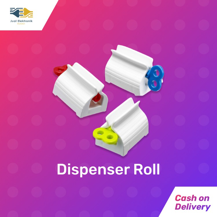 Dispenser Roll Penjepit Odol Pasta Gigi ToothPaste Dispenser