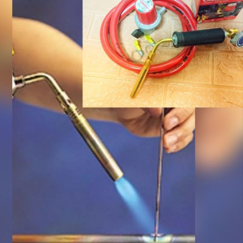 Gas Torch Mini bahan Bakar Gas Lpg Kepala heating  kepala torch manual blow