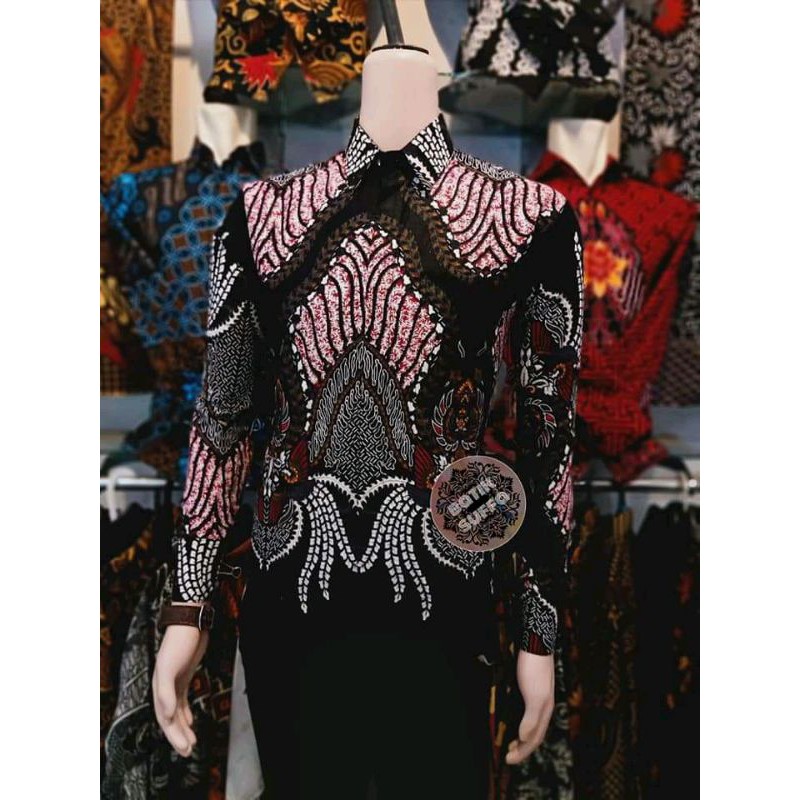 KEMEJA BATIK PRIA LENGAN PANJANG SIZE M L XL XXL TERLARIS