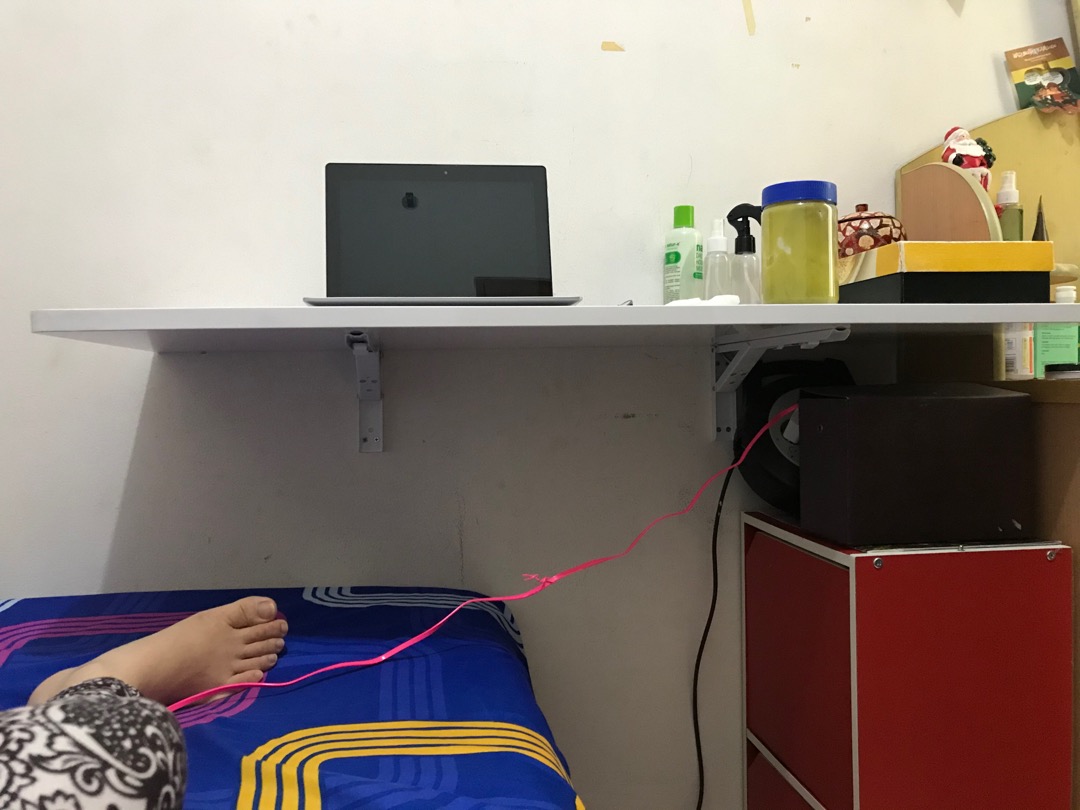 Meja Lipat Dinding Hpl 100 X 40 Cm