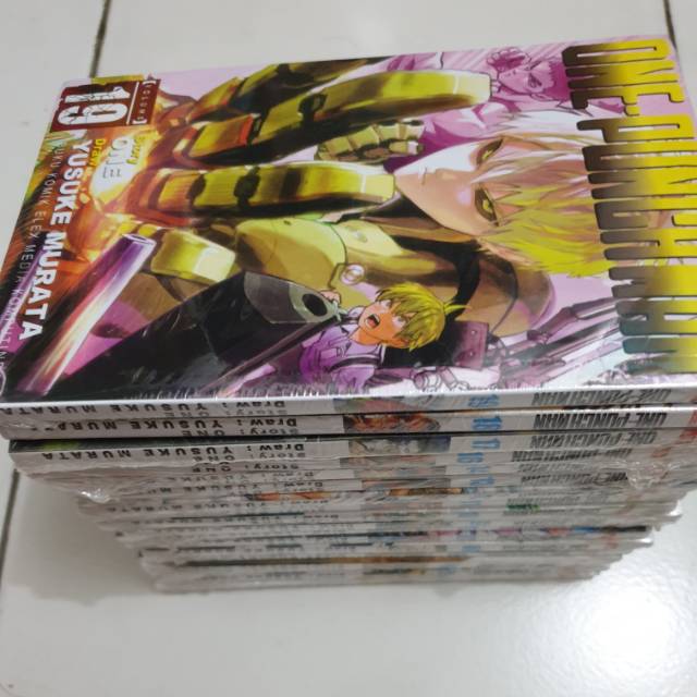 Komik One Punch Man vol 1-19 set segel ori