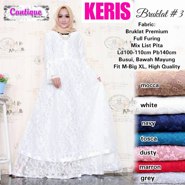 Maxi brukat baju kondangan